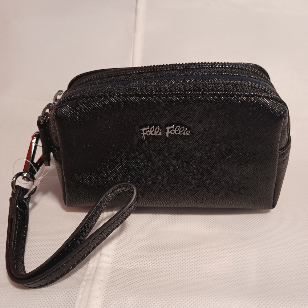 Folli Follie Double Zip Wristlet